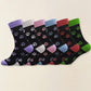 Paw Print Crew Socks