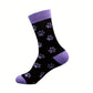 Paw Print Crew Socks