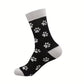 Paw Print Crew Socks