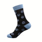 Paw Print Crew Socks
